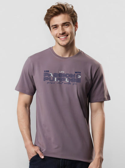 Lycra Cotton Regular Fit T-Shirt