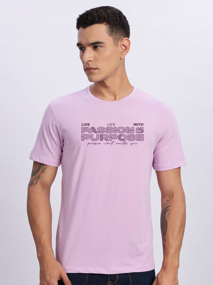 Lycra Cotton Regular Fit T-Shirt