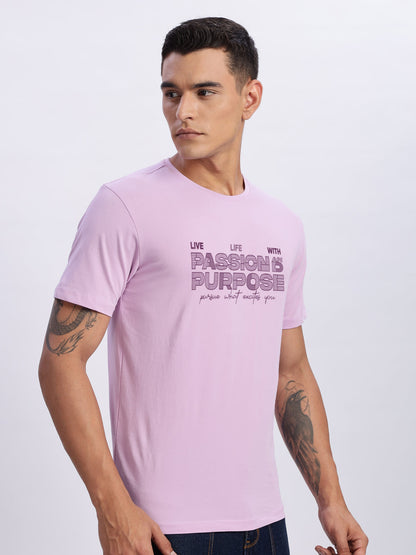 Lycra Cotton Regular Fit T-Shirt