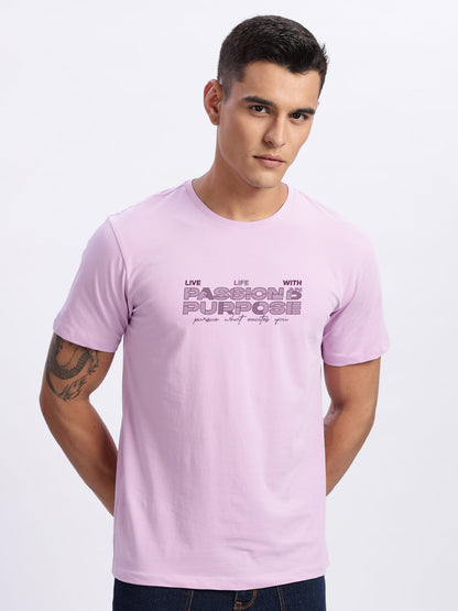 Lycra Cotton Regular Fit T-Shirt