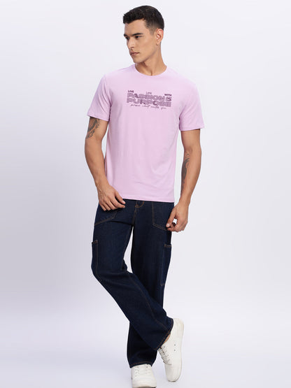 Lycra Cotton Regular Fit T-Shirt