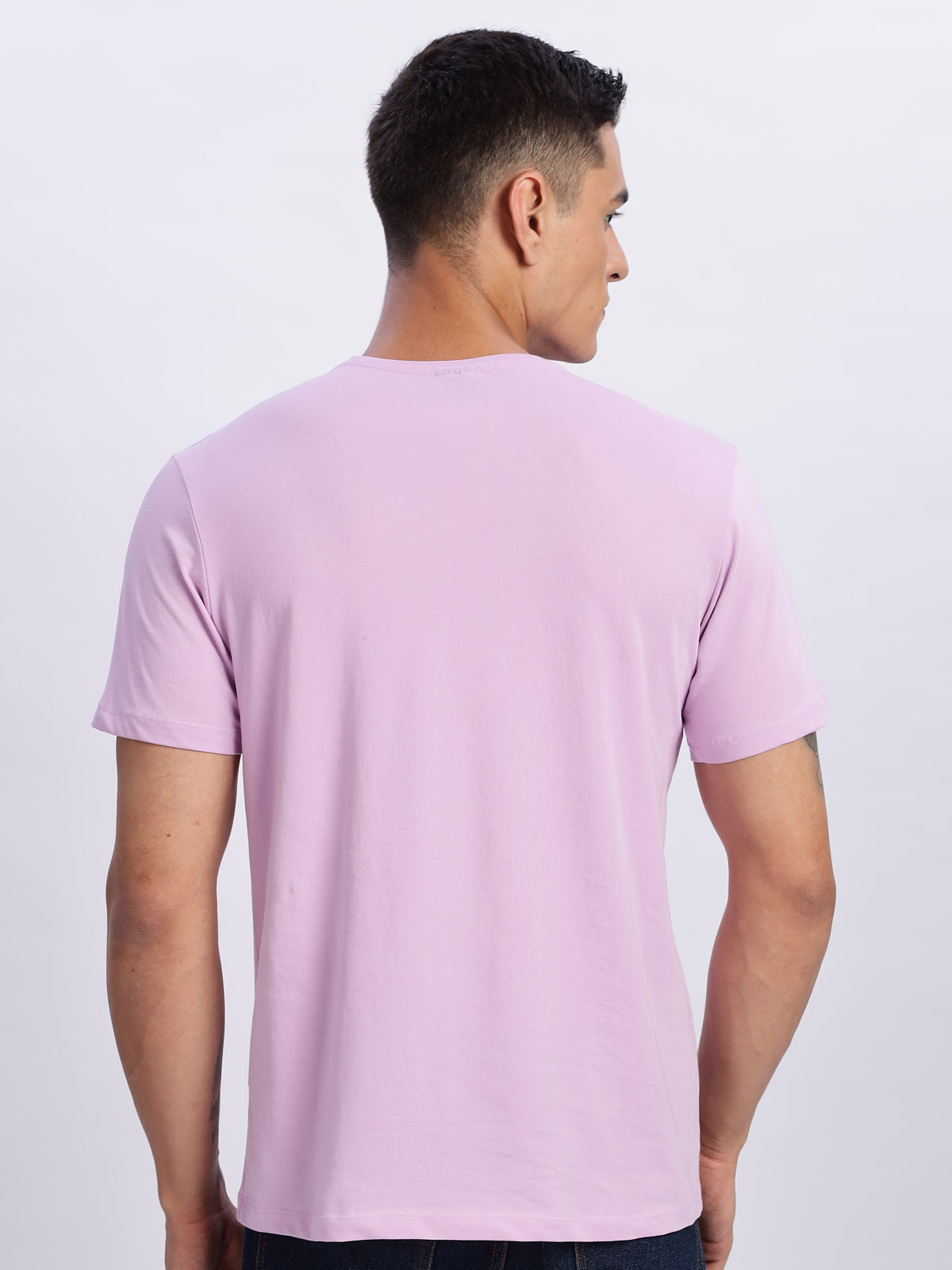 Lycra Cotton Regular Fit T-Shirt