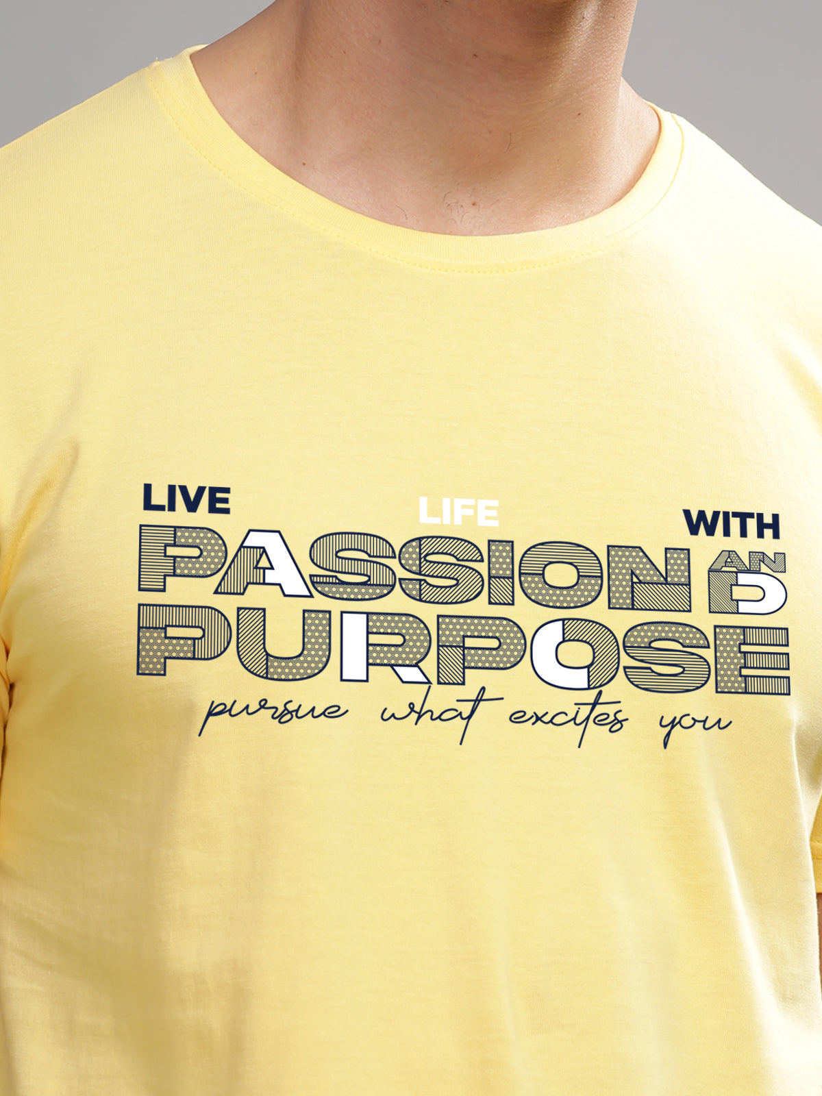 Lycra Cotton Regular Fit T-Shirt