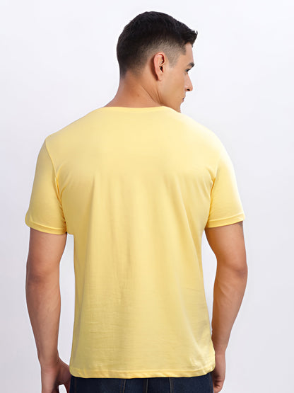Lycra Cotton Regular Fit T-Shirt