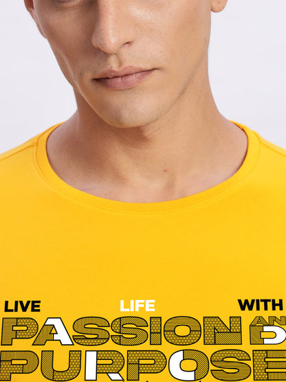 Lycra Cotton Regular Fit T-Shirt