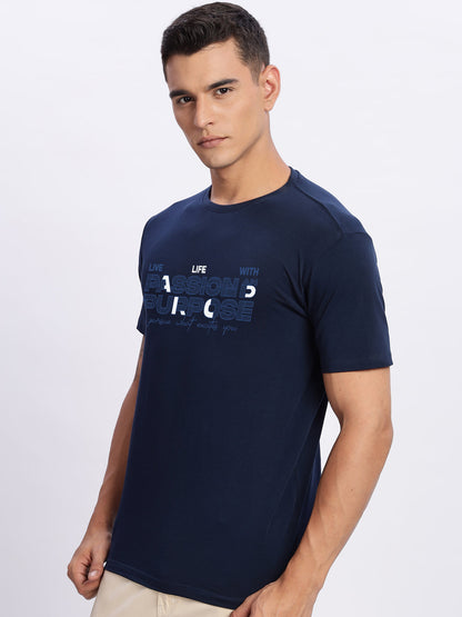 Lycra Cotton Regular Fit T-Shirt