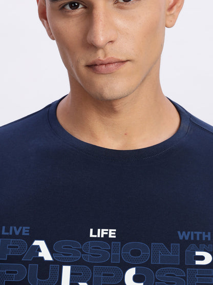 Lycra Cotton Regular Fit T-Shirt