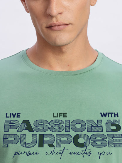 Lycra Cotton Regular Fit T-Shirt