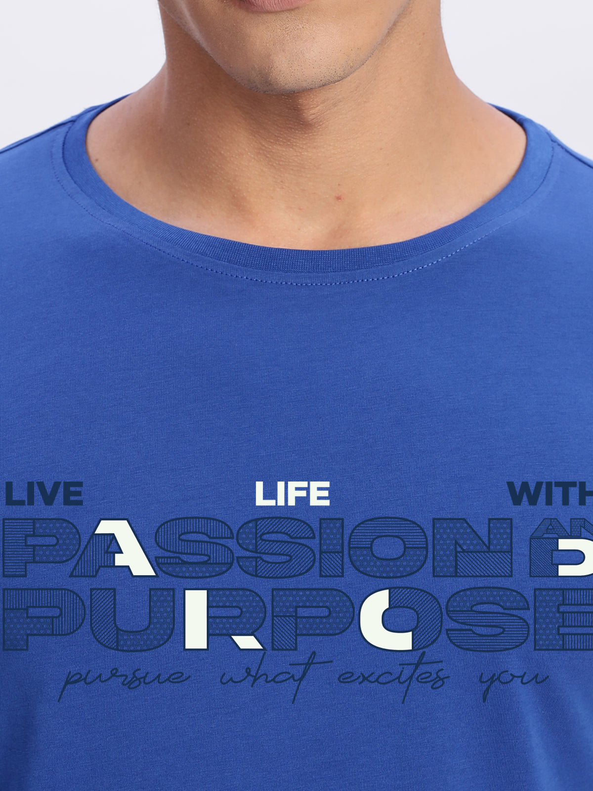 Lycra Cotton Regular Fit T-Shirt