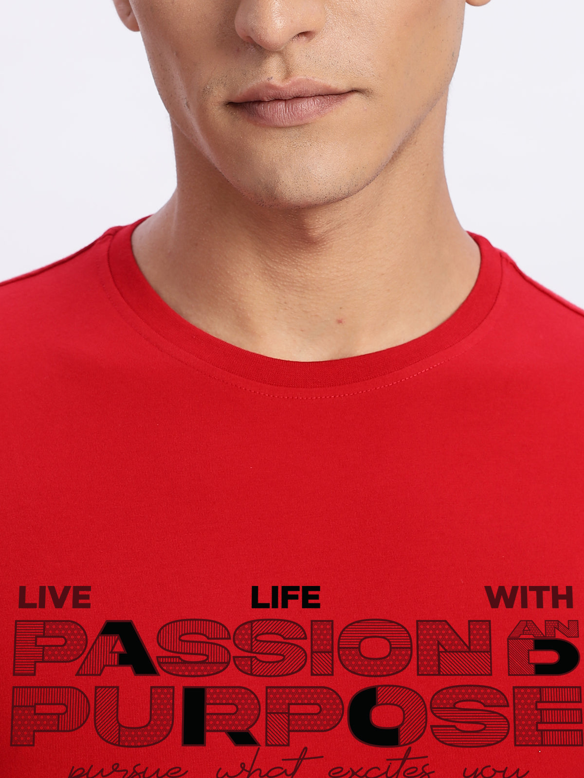 Lycra Cotton Regular Fit T-Shirt