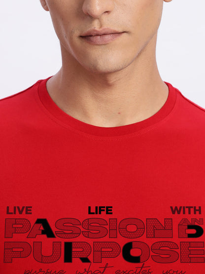 Lycra Cotton Regular Fit T-Shirt