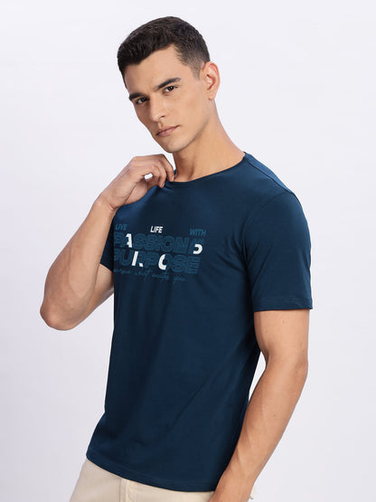 Lycra Cotton Regular Fit T-Shirt