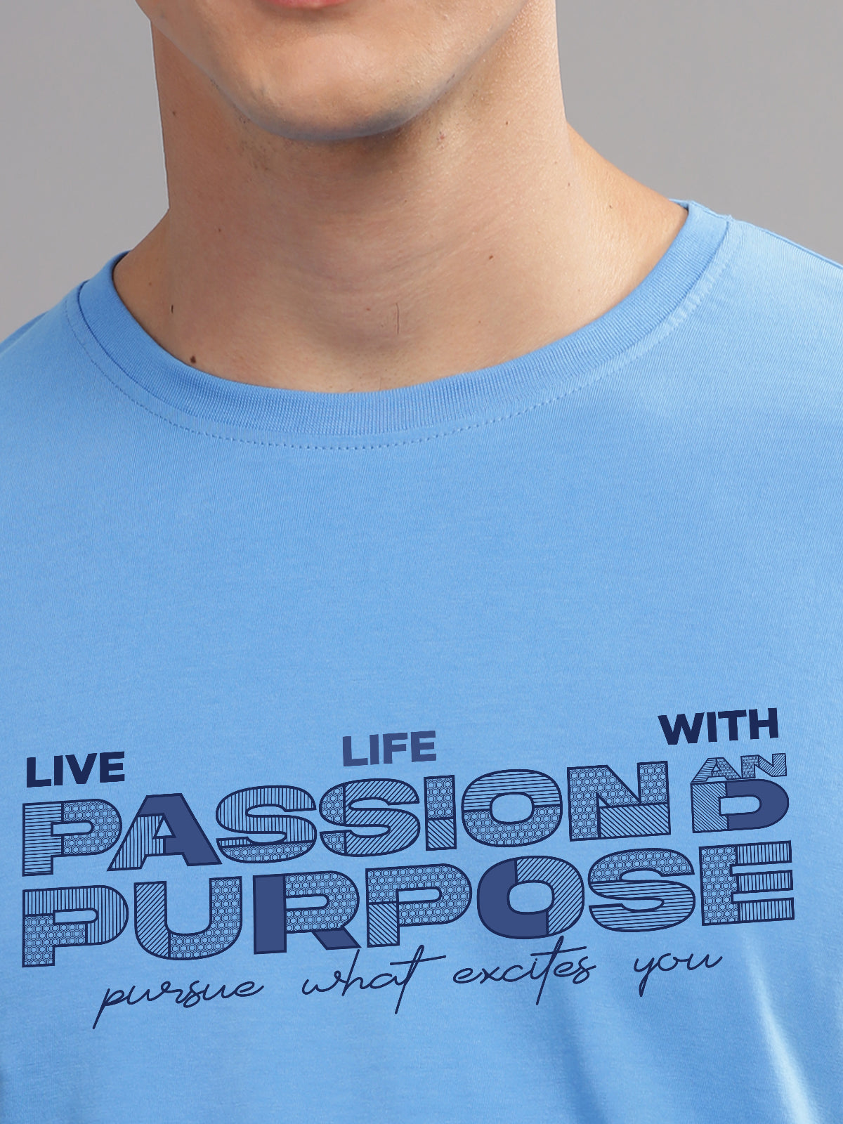 Lycra Cotton Regular Fit T-Shirt