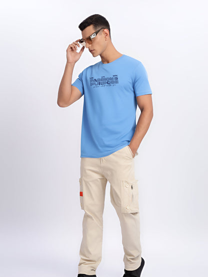 Lycra Cotton Regular Fit T-Shirt