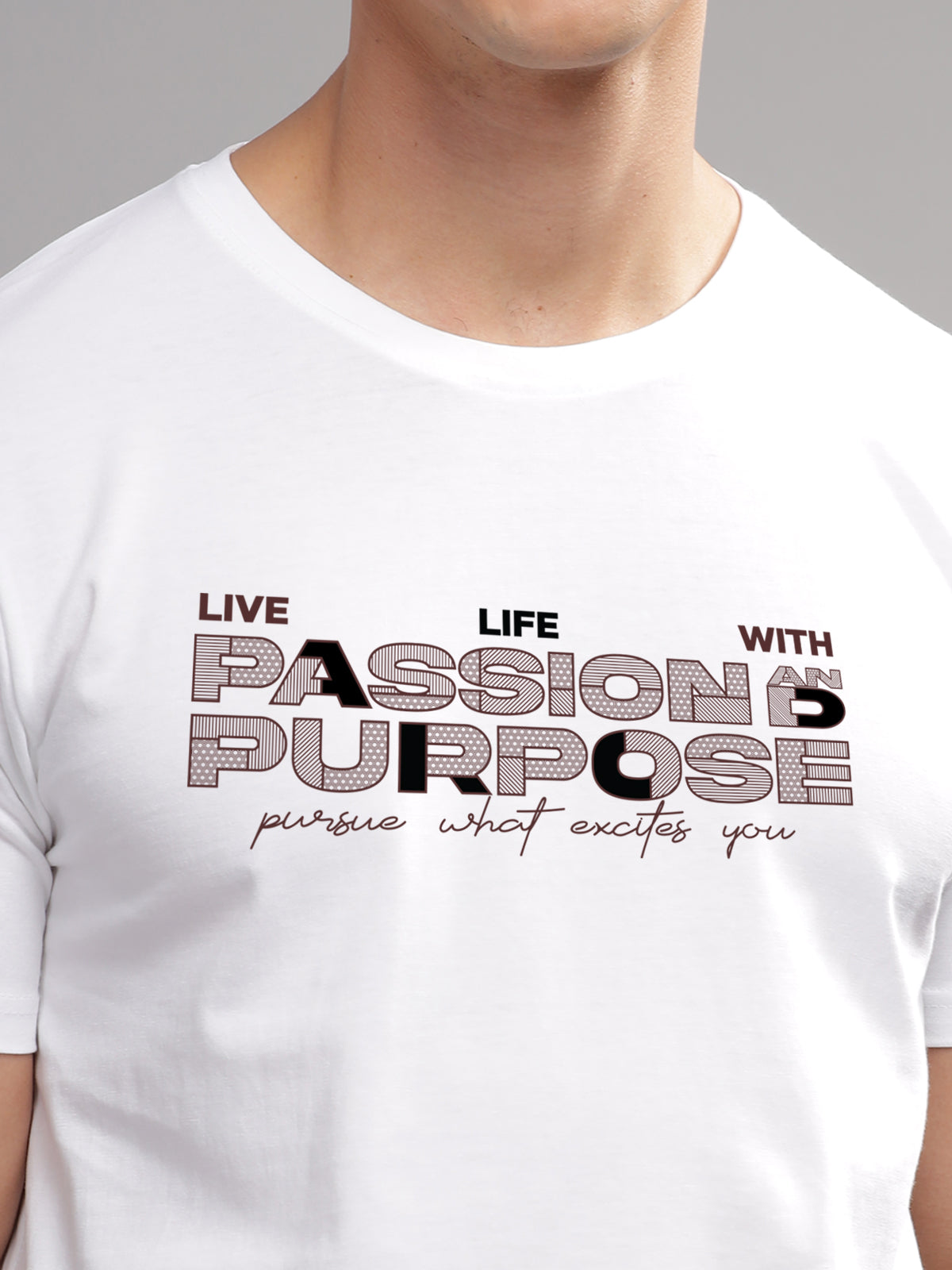 Lycra Cotton Regular Fit T-Shirt