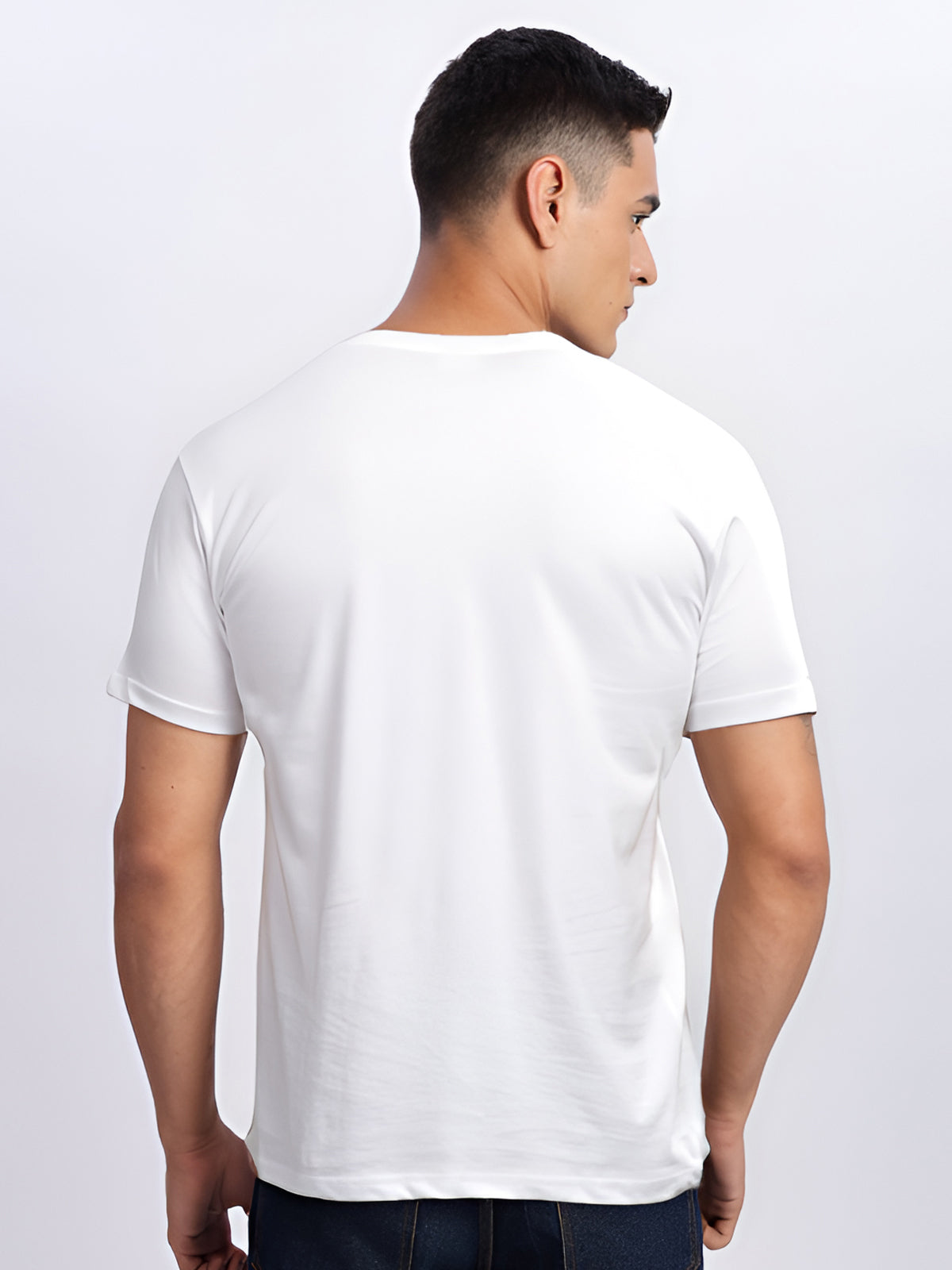 Lycra Cotton Regular Fit T-Shirt