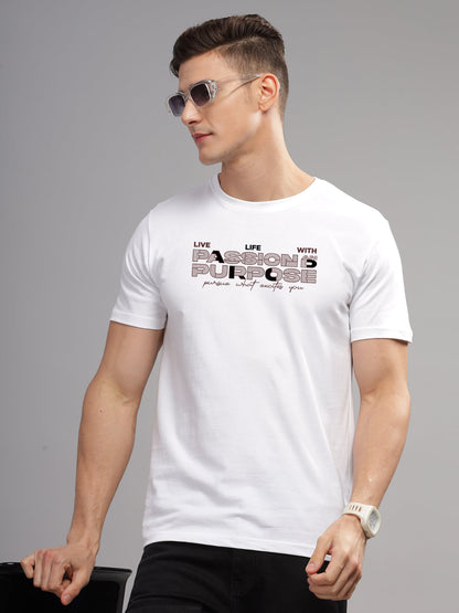 Lycra Cotton Regular Fit T-Shirt