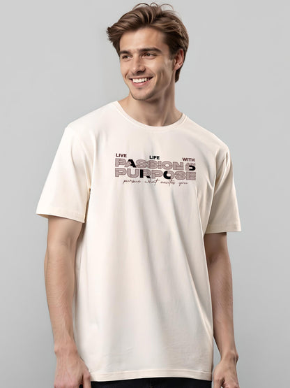 Lycra Cotton Regular Fit T-Shirt