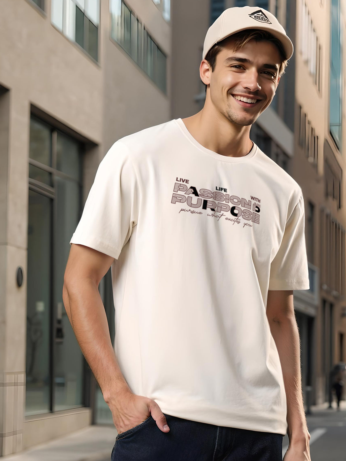 Lycra Cotton Regular Fit T-Shirt