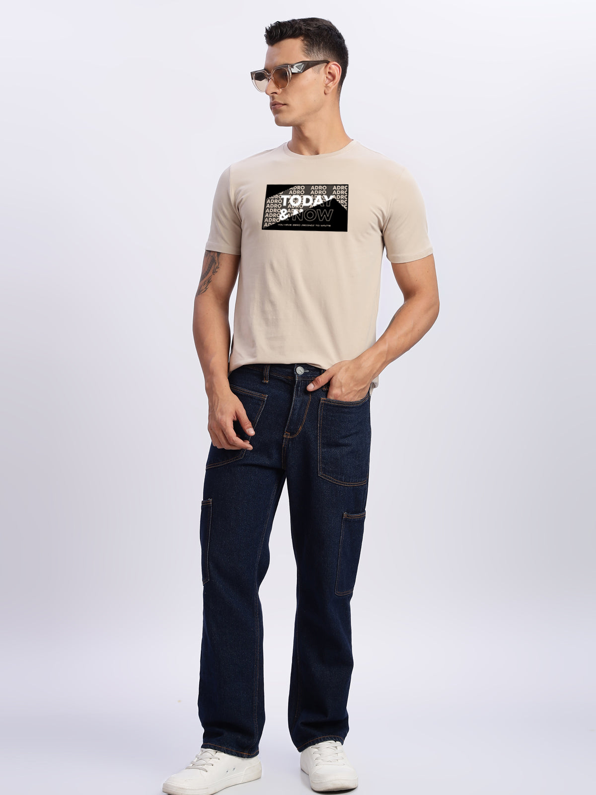 Lycra Cotton Regular Fit T-Shirt