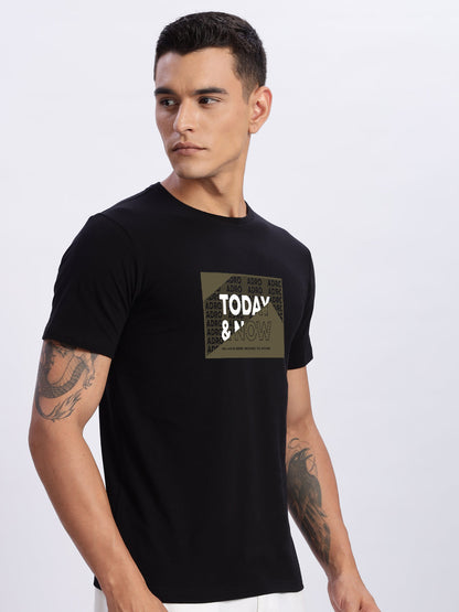 Lycra Cotton Regular Fit T-Shirt