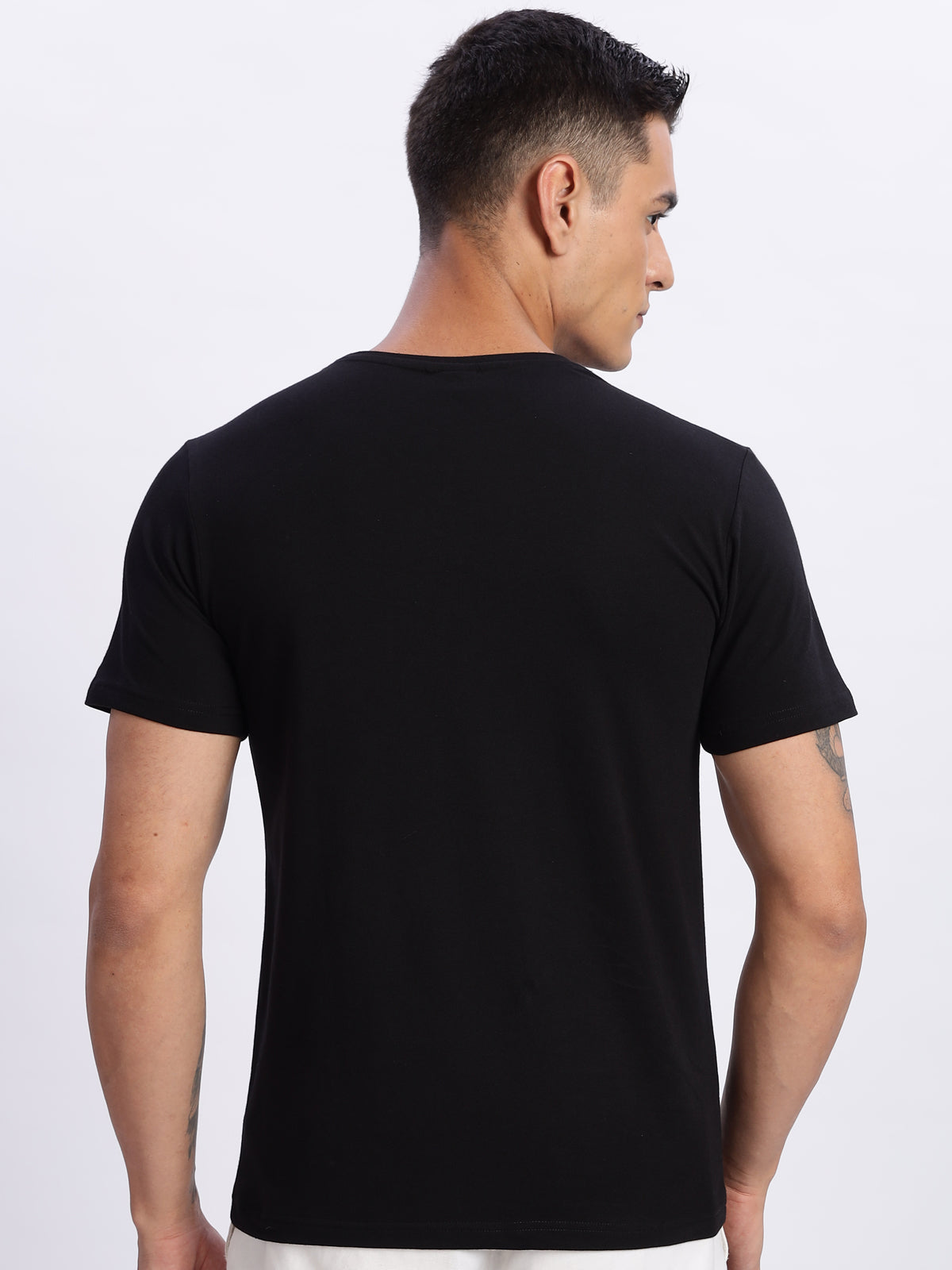 Lycra Cotton Regular Fit T-Shirt