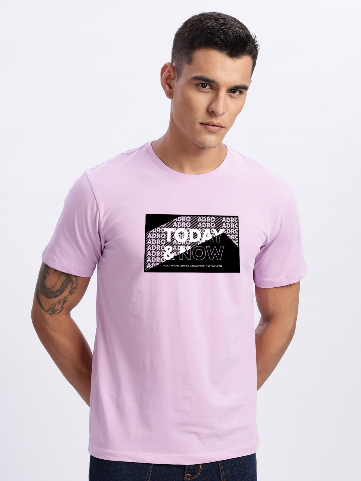 Lycra Cotton Regular Fit T-Shirt