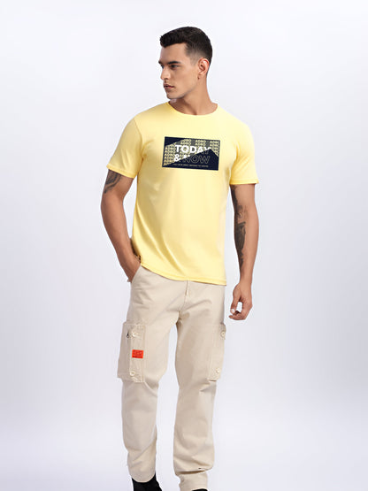 Lycra Cotton Regular Fit T-Shirt