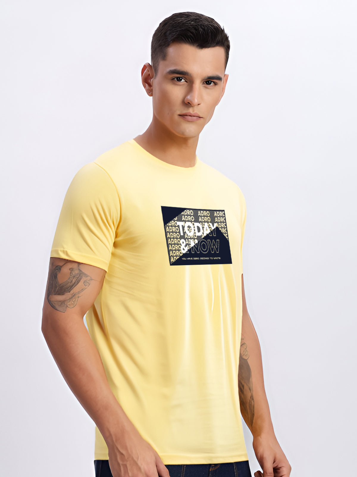 Lycra Cotton Regular Fit T-Shirt