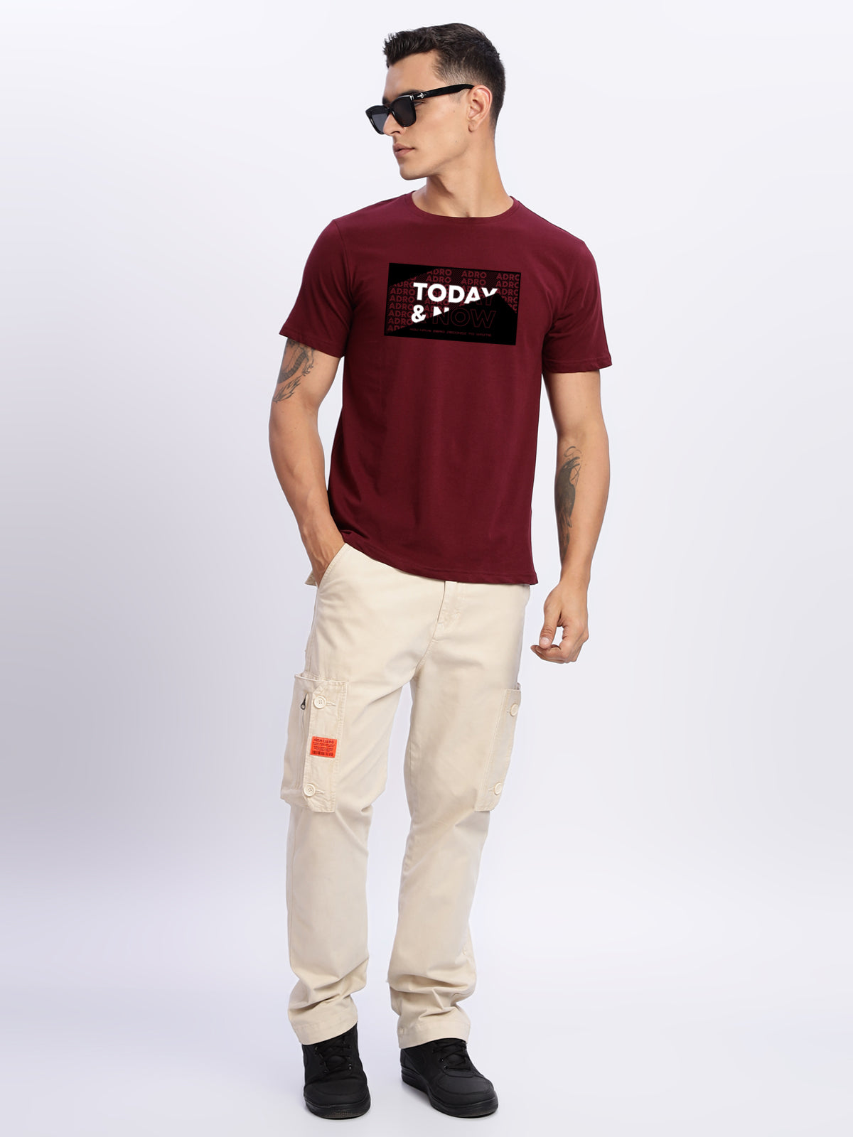 Lycra Cotton Regular Fit T-Shirt