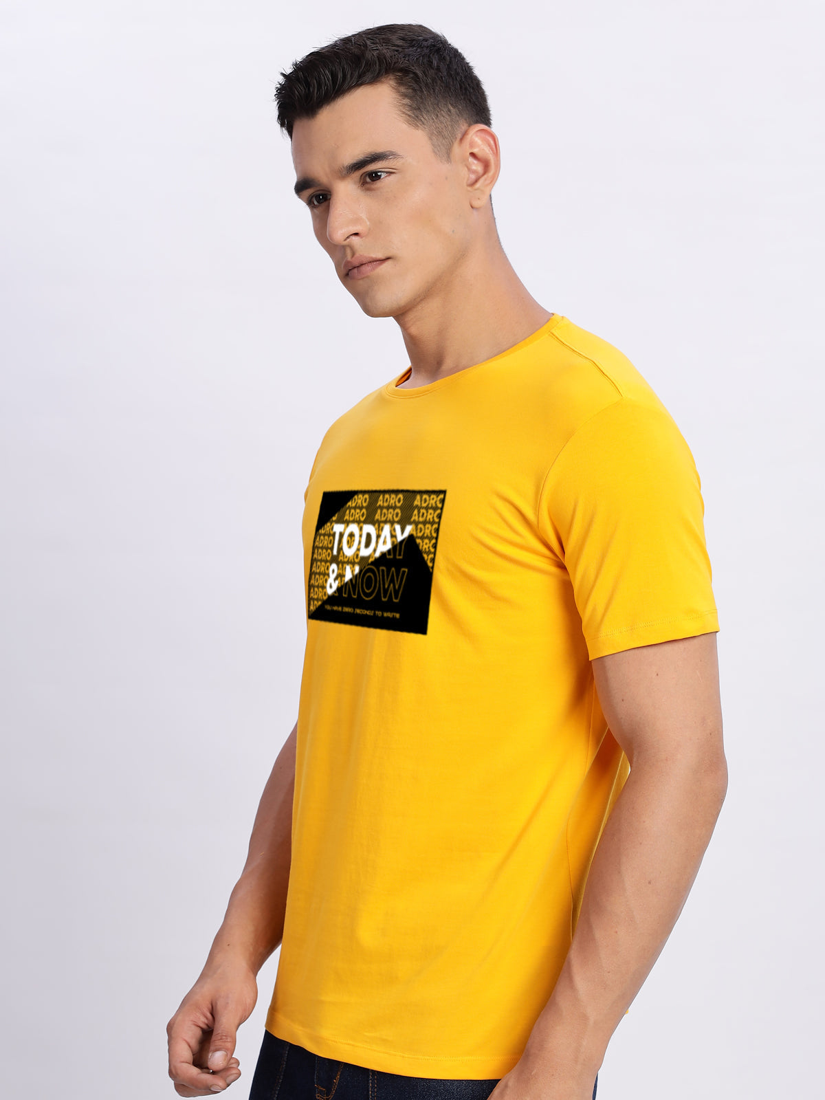 Lycra Cotton Regular Fit T-Shirt