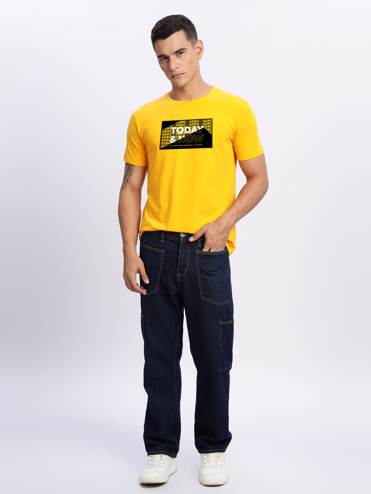 Lycra Cotton Regular Fit T-Shirt