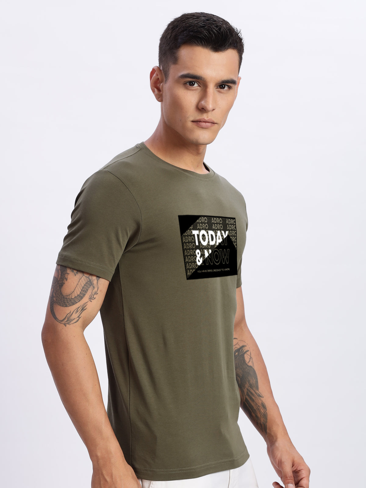 Lycra Cotton Regular Fit T-Shirt
