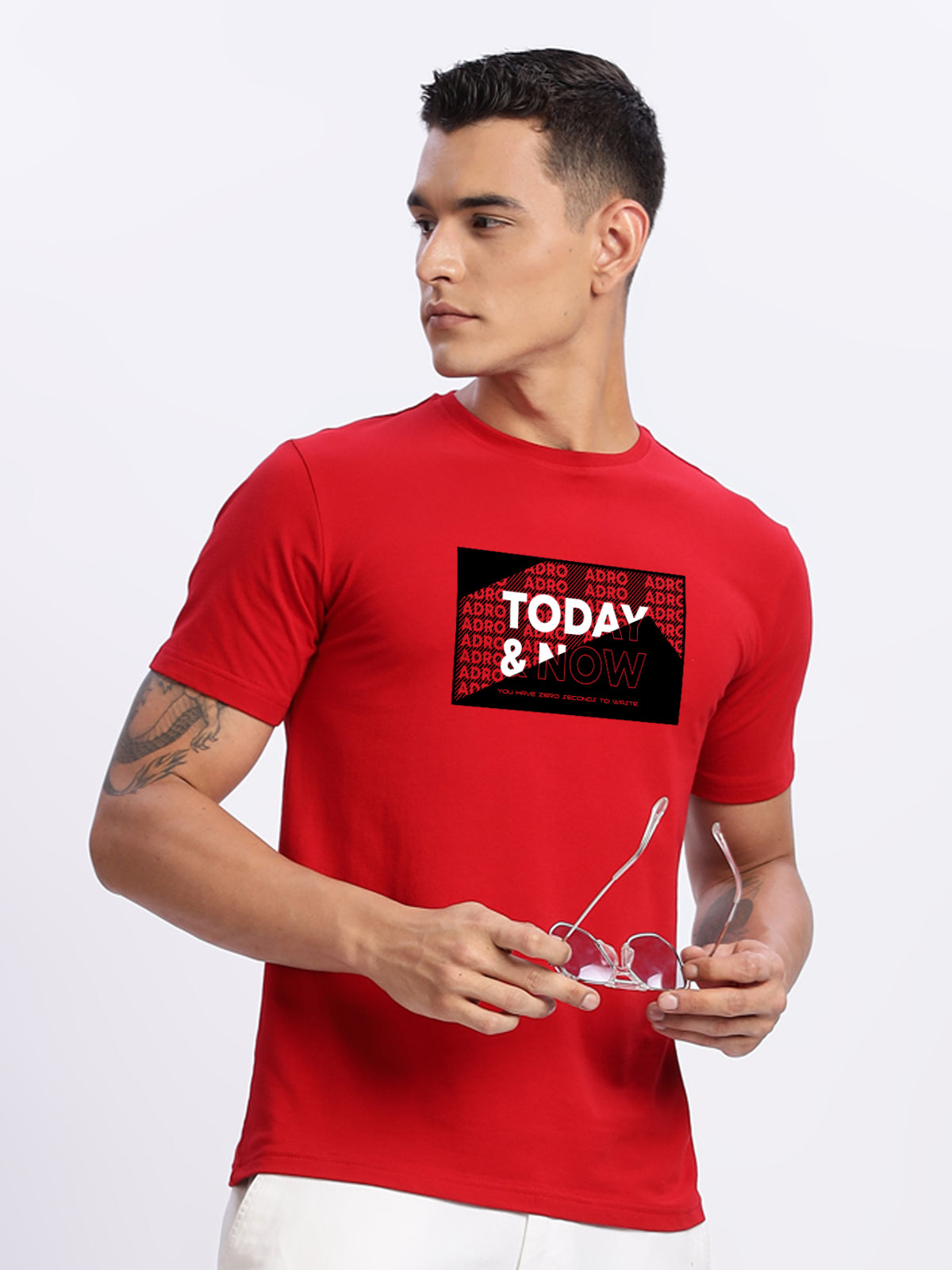 Lycra Cotton Regular Fit T-Shirt
