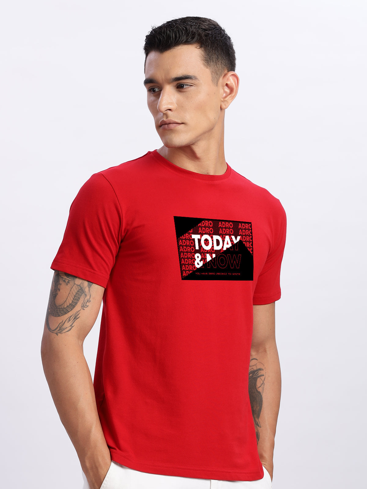Lycra Cotton Regular Fit T-Shirt