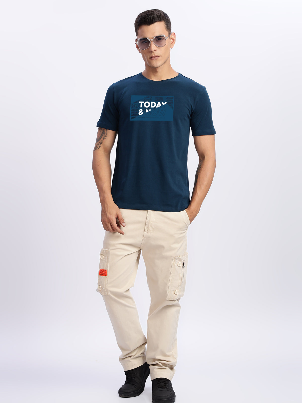 Lycra Cotton Regular Fit T-Shirt