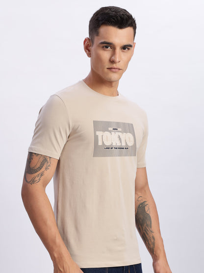 Lycra Cotton Regular Fit T-Shirt