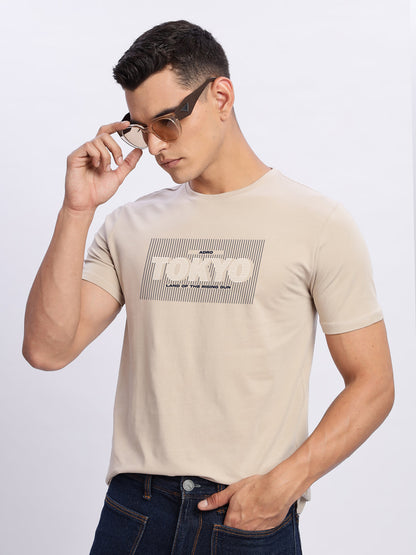 Lycra Cotton Regular Fit T-Shirt