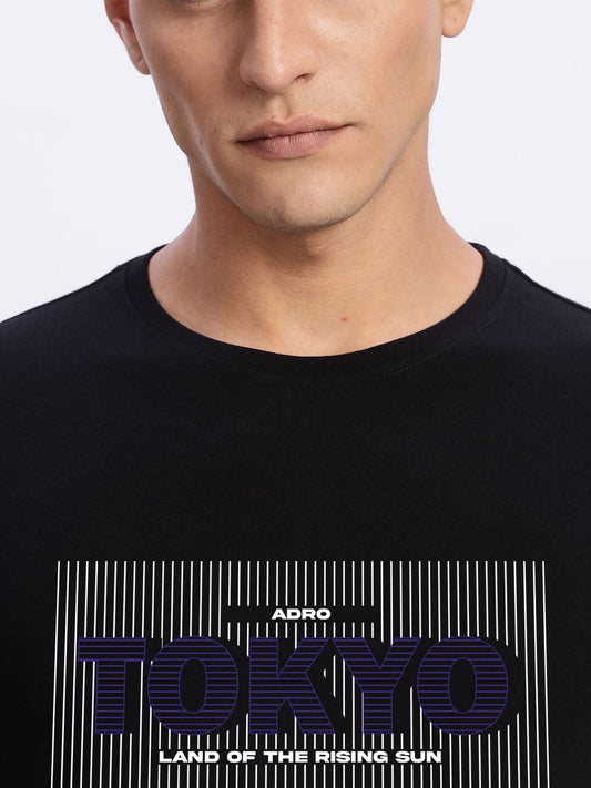 Lycra Cotton Regular Fit T-Shirt