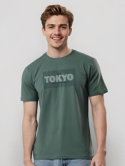 Lycra Cotton Regular Fit T-Shirt