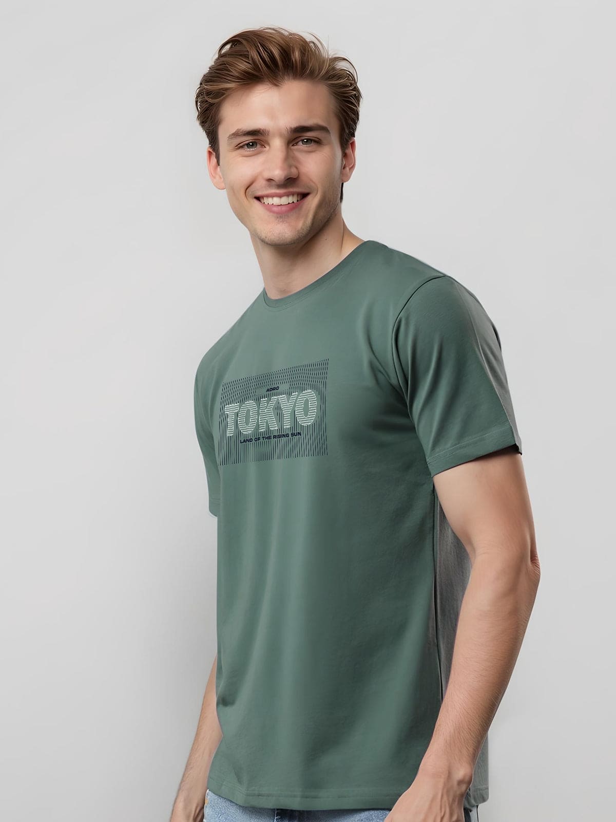 Lycra Cotton Regular Fit T-Shirt