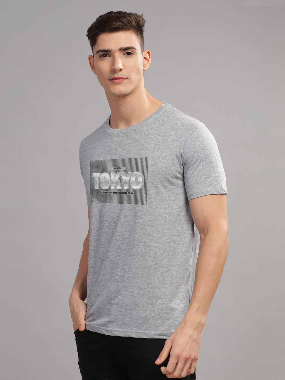 Lycra Cotton Regular Fit T-Shirt