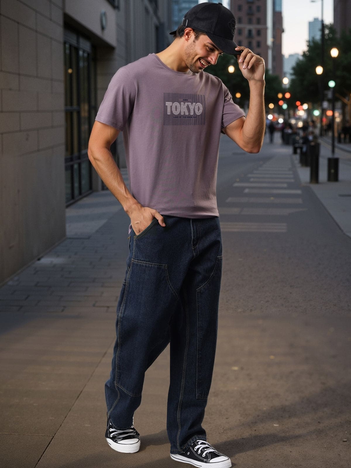 Lycra Cotton Regular Fit T-Shirt