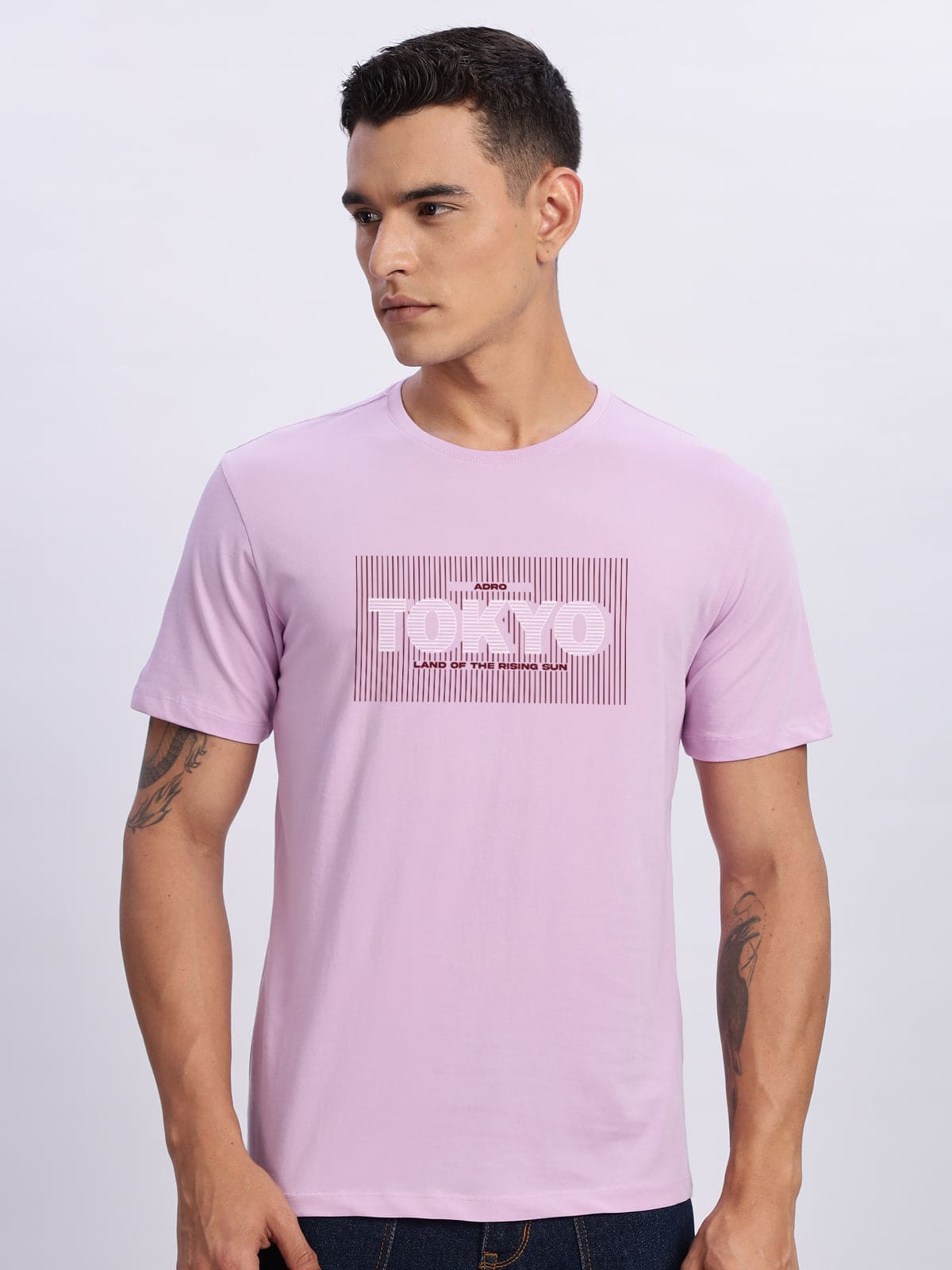 Lycra Cotton Regular Fit T-Shirt