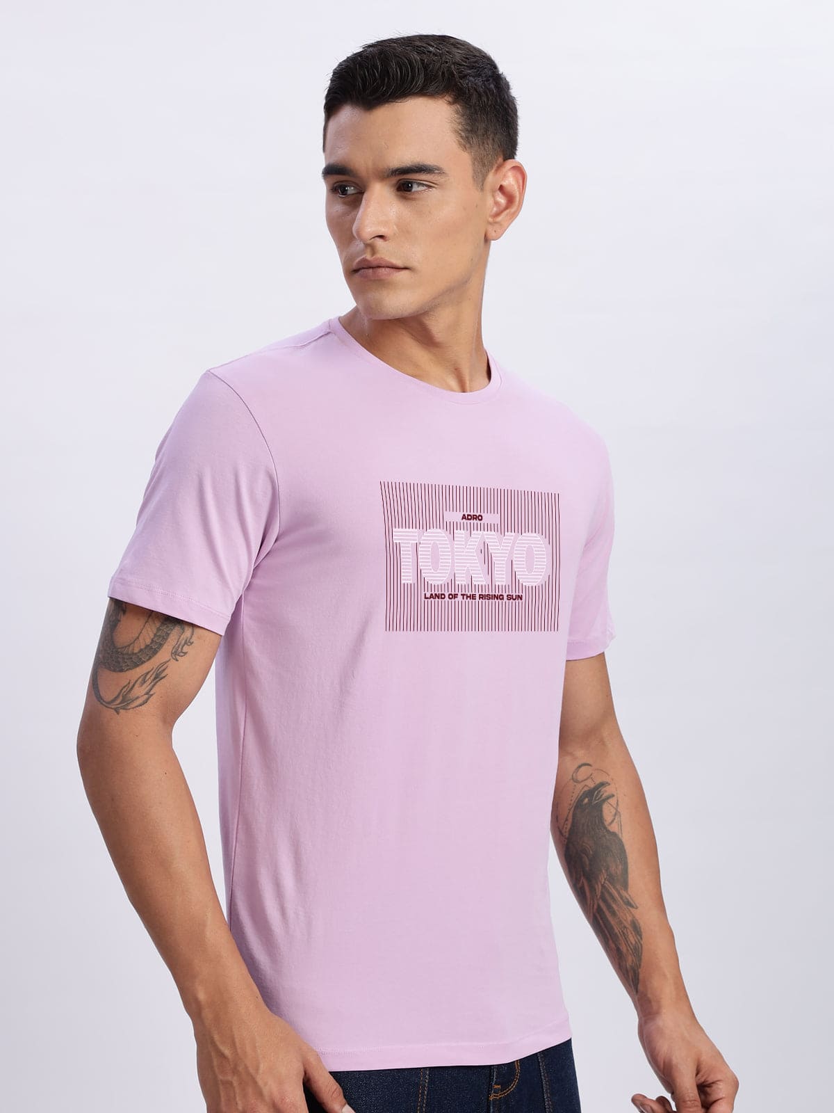 Lycra Cotton Regular Fit T-Shirt