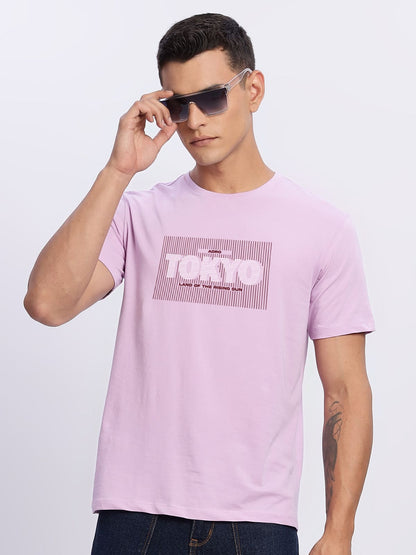 Lycra Cotton Regular Fit T-Shirt