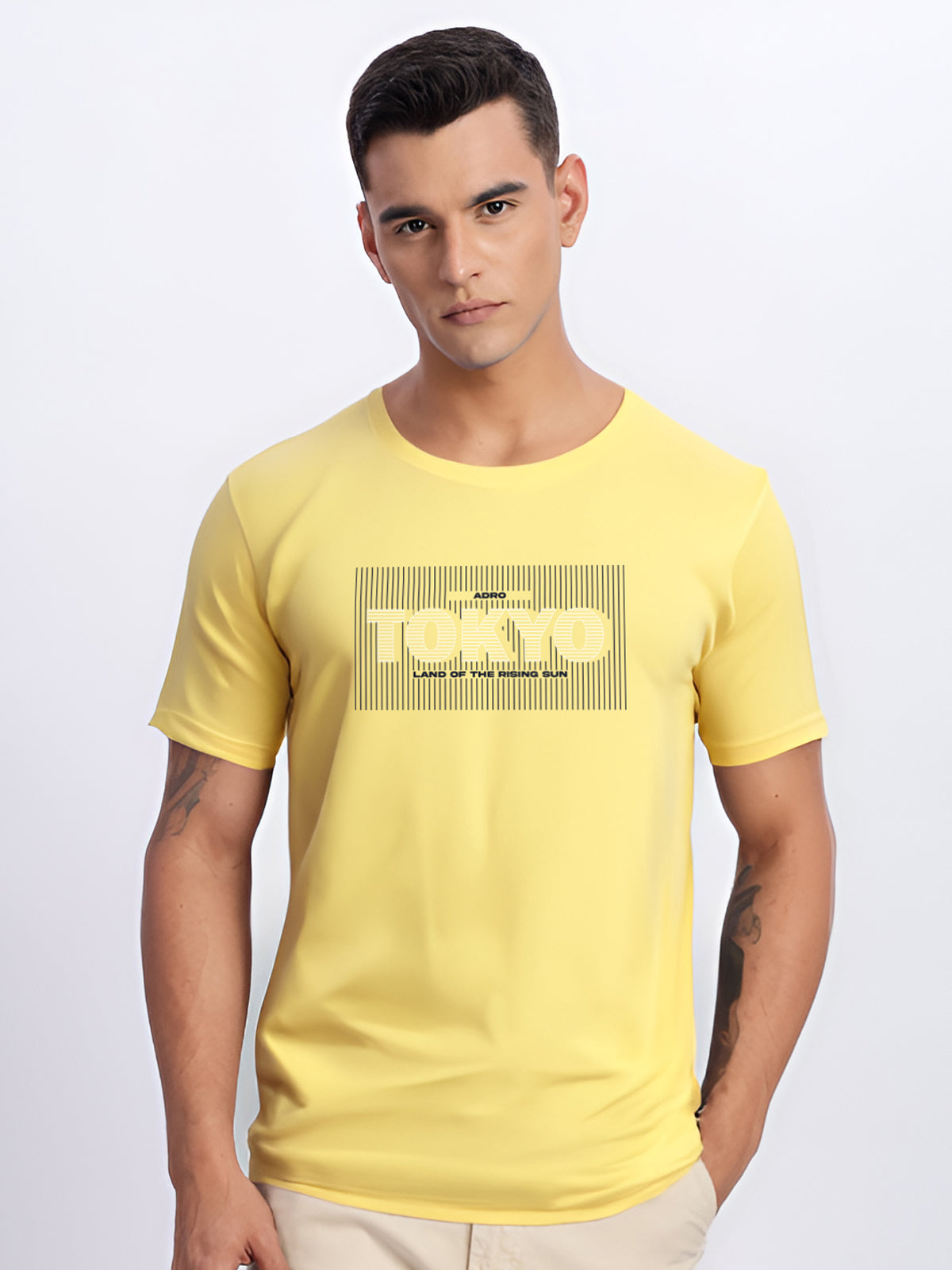 Lycra Cotton Regular Fit T-Shirt