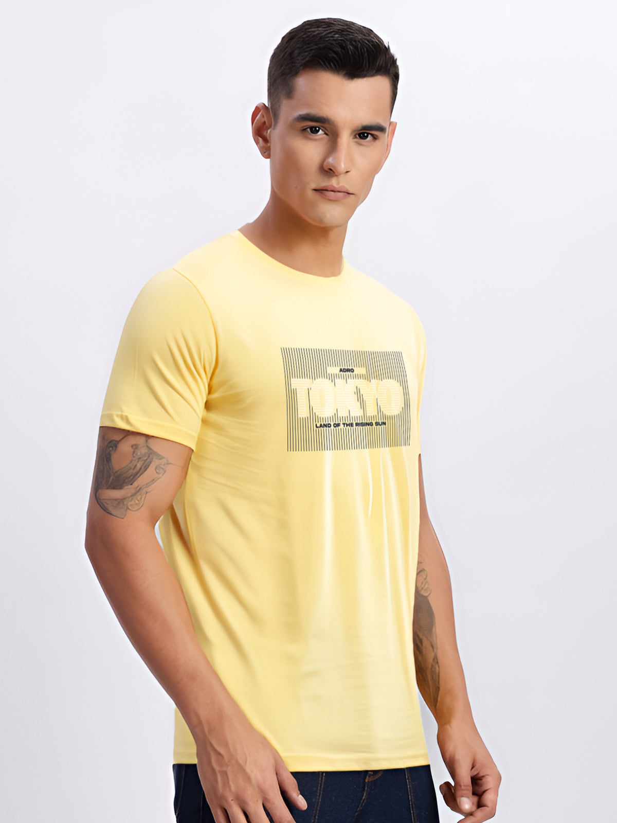 Lycra Cotton Regular Fit T-Shirt