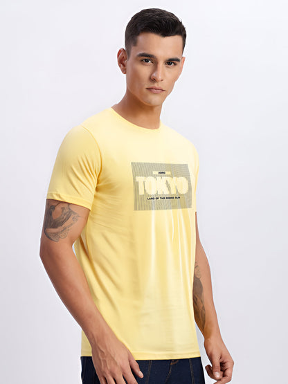 Lycra Cotton Regular Fit T-Shirt