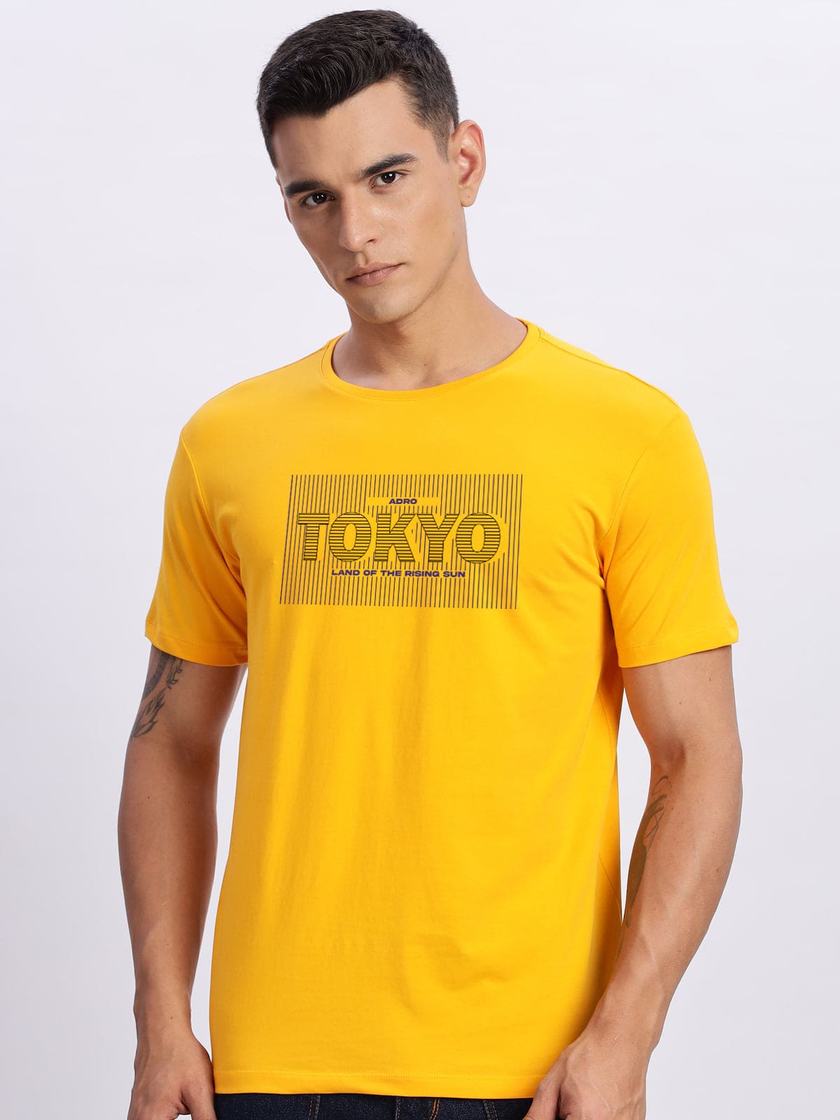 Lycra Cotton Regular Fit T-Shirt